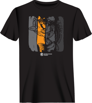 Fishing Grunge Bars Man T-Shirt